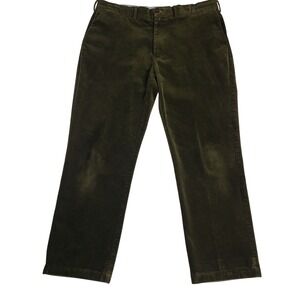 Polo Ralph Lauren Mens Classic Fit Corduroy Pants Dk Olive Green Size 36x29 Y2K
